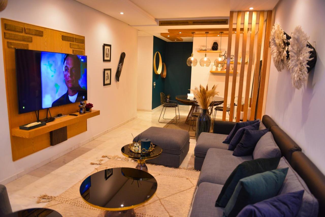 Appartement De Prestige Climatise A L'Hivernage 400M De La Gare Marrákes Kültér fotó