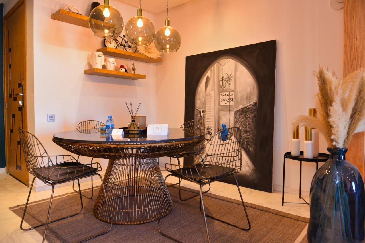 Appartement De Prestige Climatise A L'Hivernage 400M De La Gare Marrákes Kültér fotó