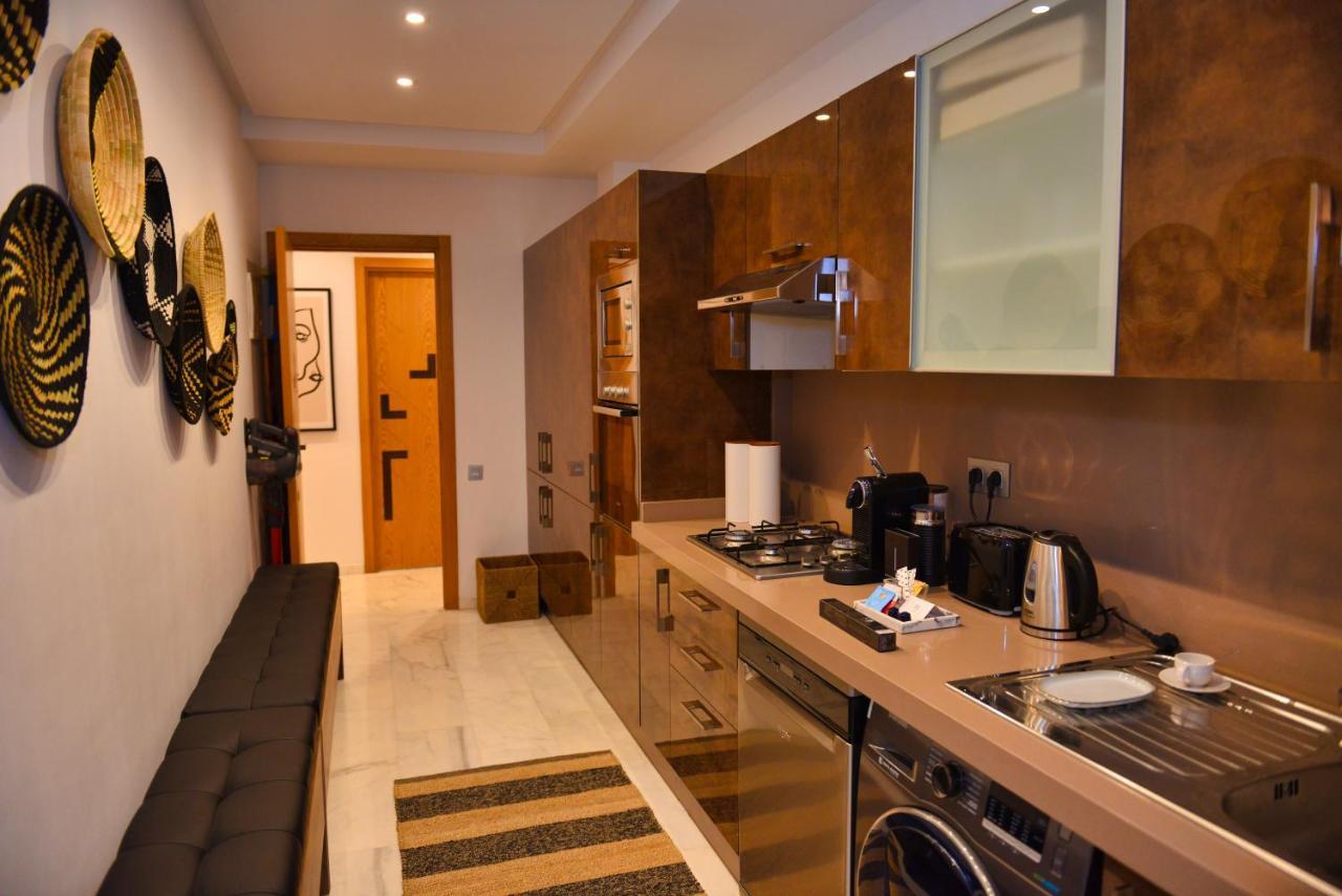 Appartement De Prestige Climatise A L'Hivernage 400M De La Gare Marrákes Kültér fotó