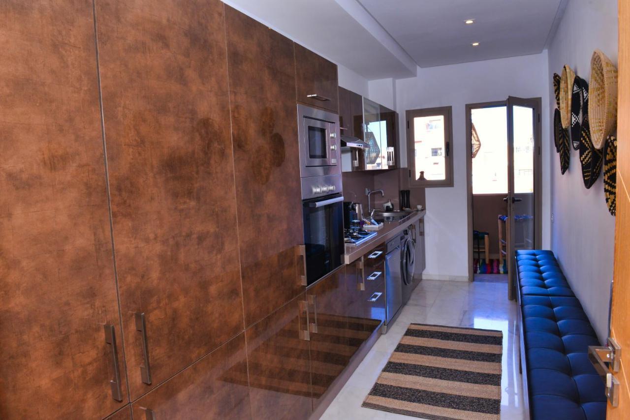 Appartement De Prestige Climatise A L'Hivernage 400M De La Gare Marrákes Kültér fotó