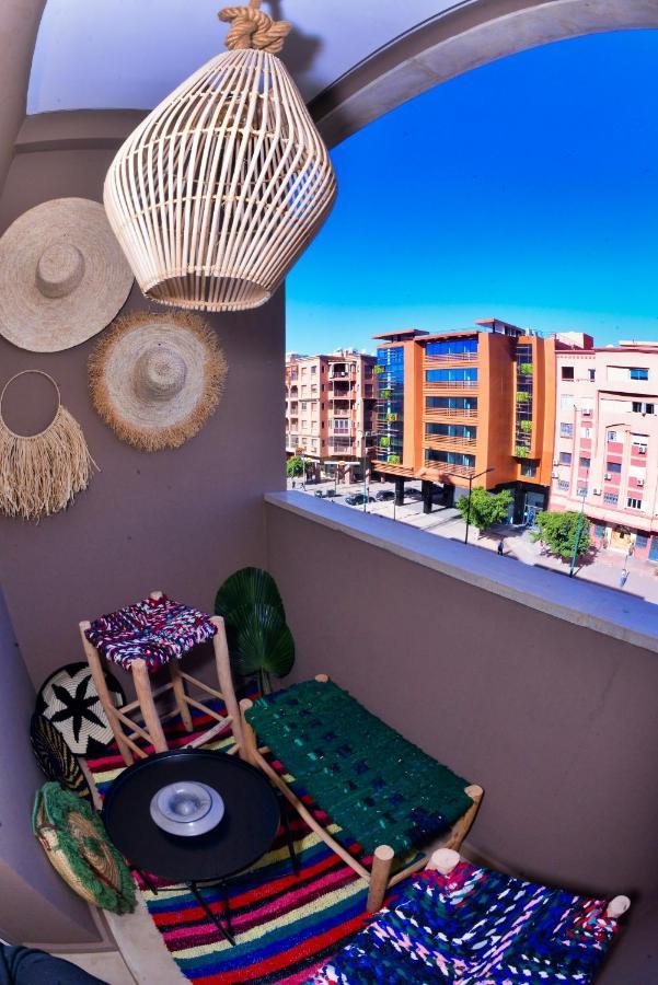Appartement De Prestige Climatise A L'Hivernage 400M De La Gare Marrákes Kültér fotó